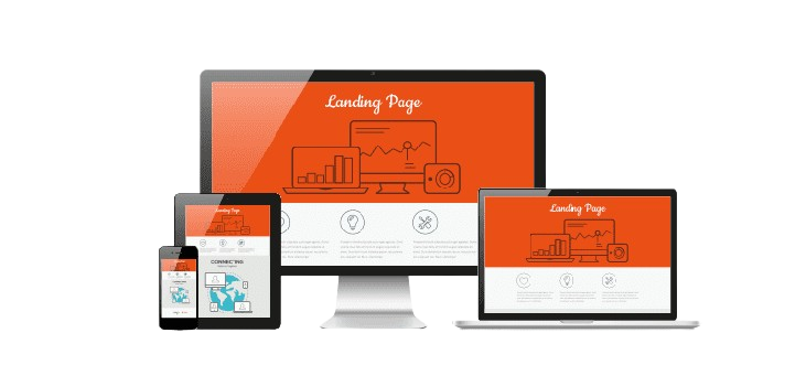 Ejemplo de una Landing Page moderna
